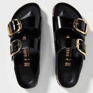 Birkenstock Arizona Big Buckle High Shine Sandal | Size 41 (Women’s 10 NOT 38)